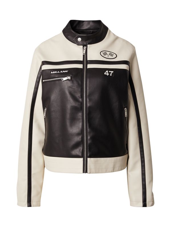 millane millane Преходно яке 'Zoe'  черно / мръсно бяло