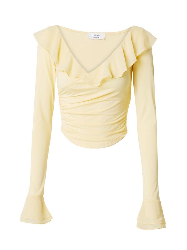 millane millane Тениска 'Sanja'  светложълто
