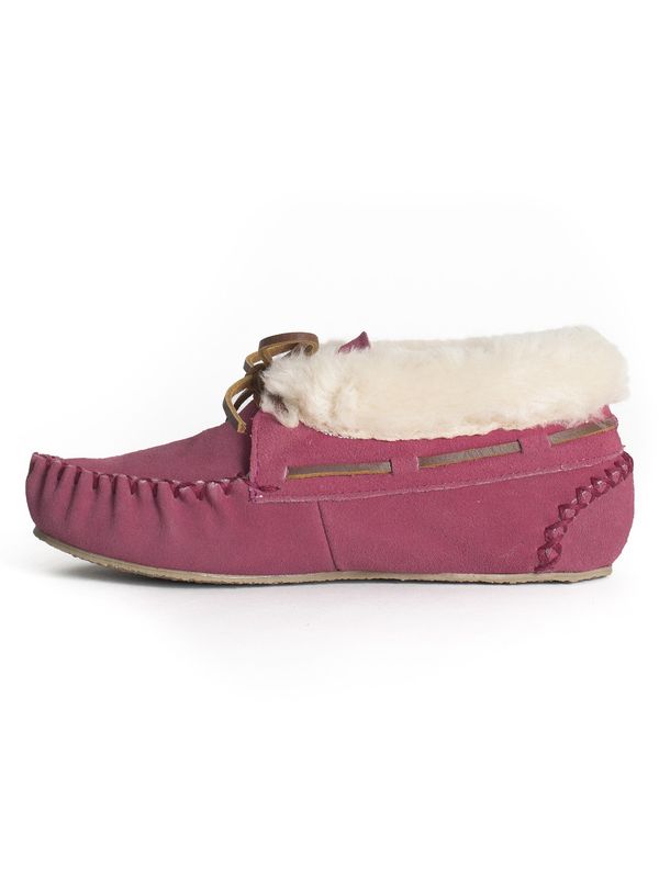 Minnetonka Minnetonka Ниски обувки 'Charley'  кремаво / кафяво / малина