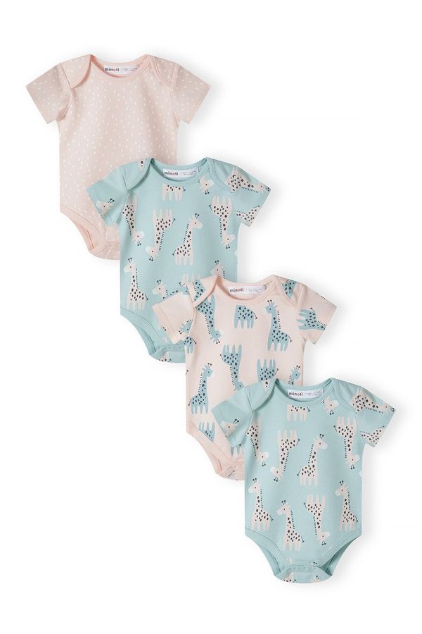 MINOTI MINOTI Бебешки гащеризони/боди  синьо / светлорозово