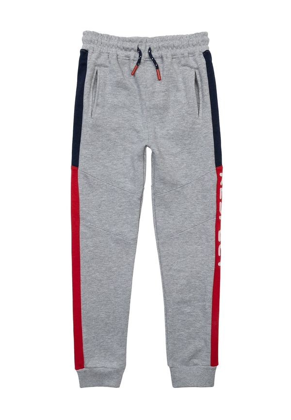 MINOTI MINOTI Панталон  сив меланж / червено / бяло
