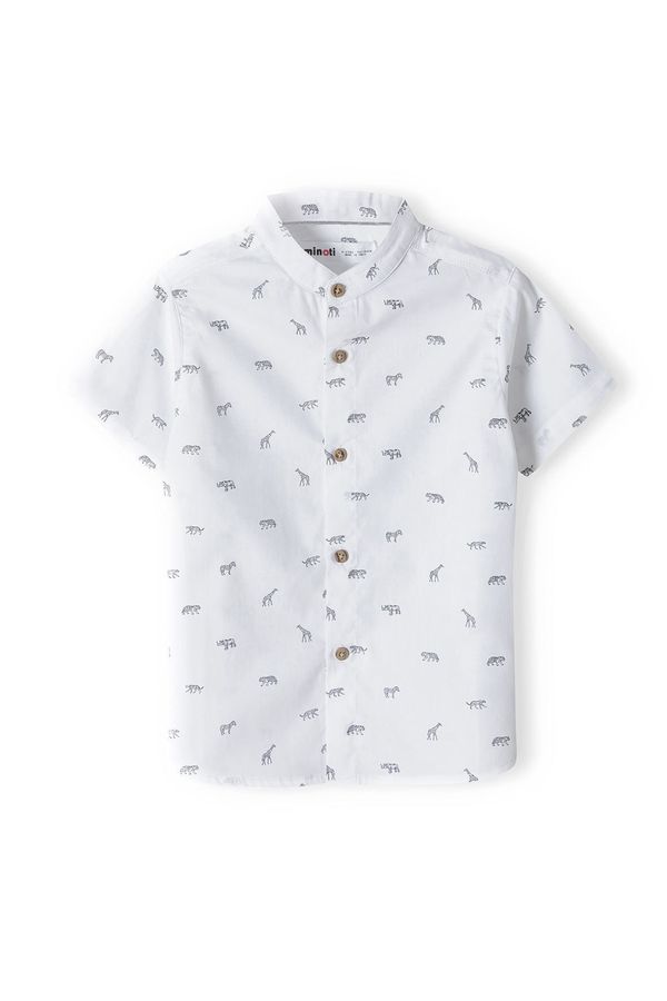 MINOTI MINOTI Риза  сиво / бяло