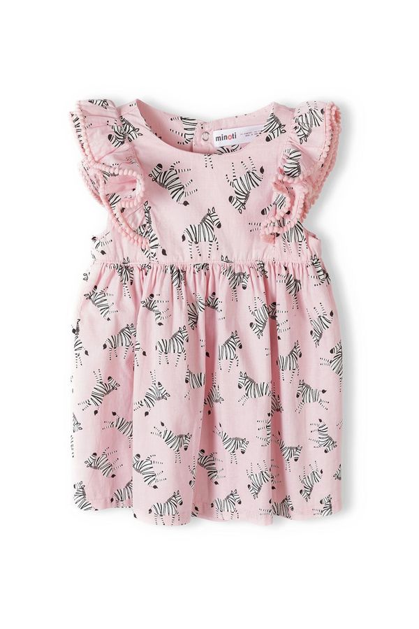 MINOTI MINOTI Рокля  светлорозово / черно / бяло