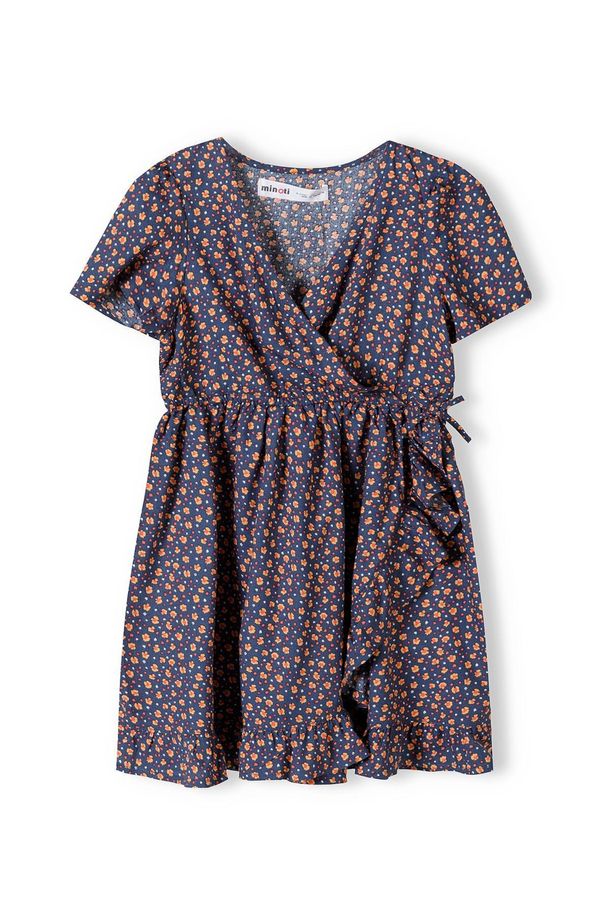 MINOTI MINOTI Рокля  тъмносиньо / оранжево / червено / бяло