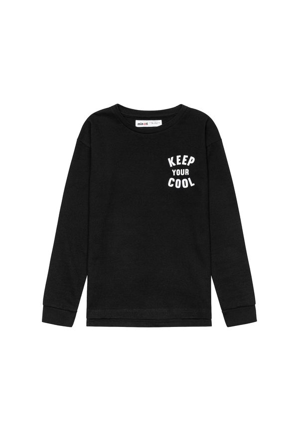 MINOTI MINOTI Тениска  черно / бяло