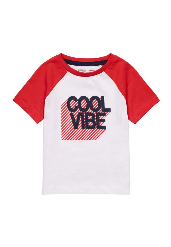 MINOTI MINOTI Тениска  червено / черно / бяло