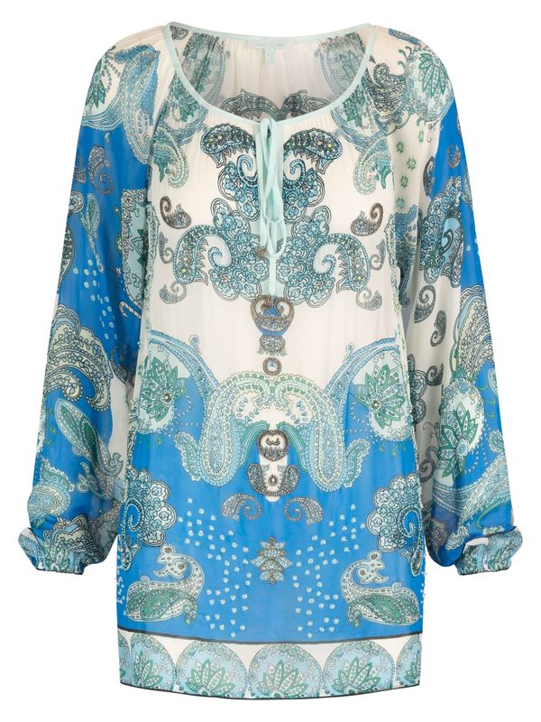 mint & mia mint & mia Блуза  светлобежово / тюркоазен / лазурно синьо / нефритено зелено