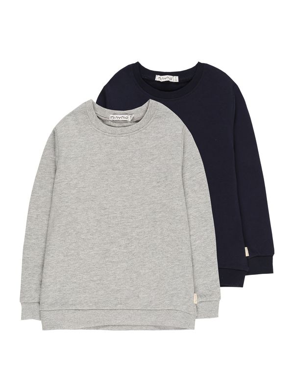 MINYMO MINYMO Суичър  нейви синьо / сив меланж