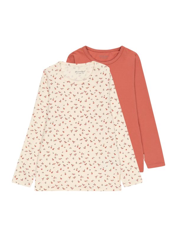 MINYMO MINYMO Тениска  кремаво / зелено / розово
