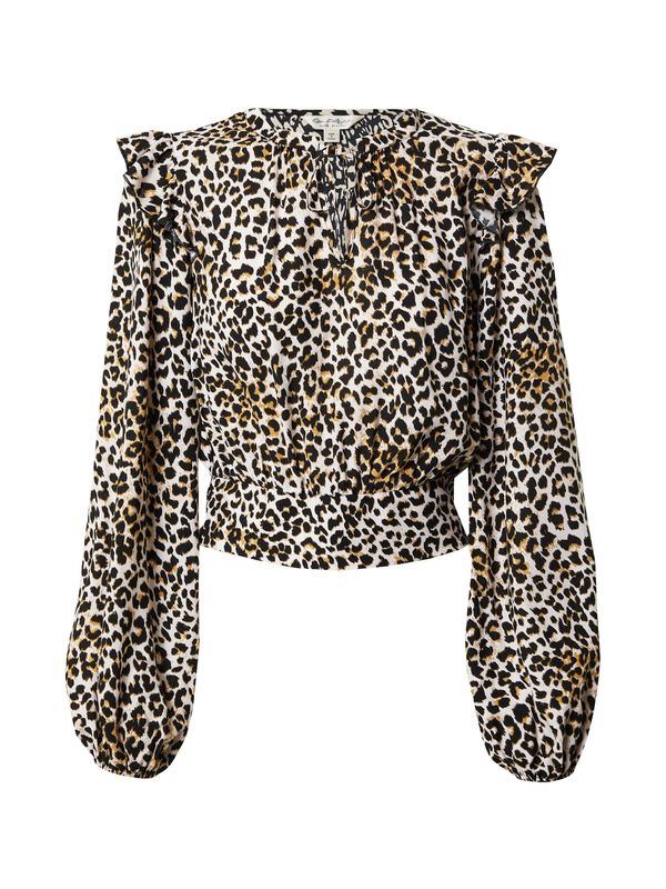 Miss Selfridge Miss Selfridge Блуза  бежово / светлокафяво / черно