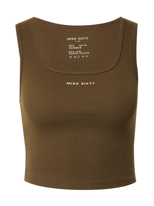 Miss Sixty Miss Sixty Топ  маслина / бяло