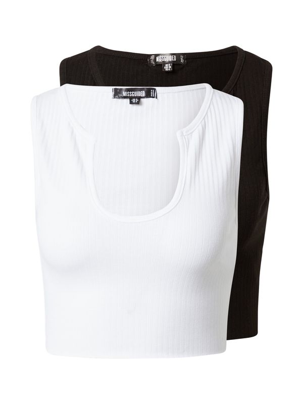 Missguided Missguided Топ  черно / бяло