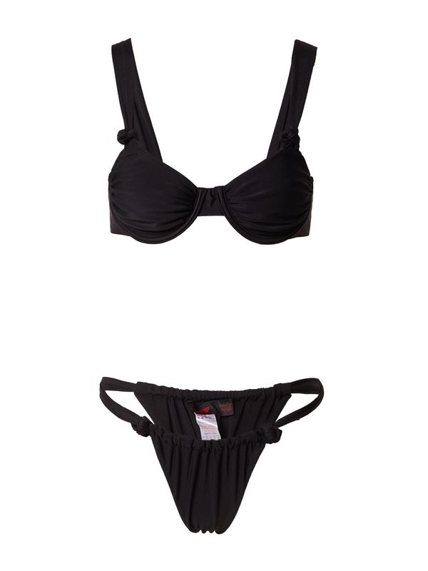 Misspap Misspap Бански тип бикини  черно