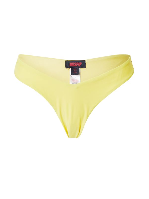 Misspap Misspap Долнище на бански тип бикини  жълто