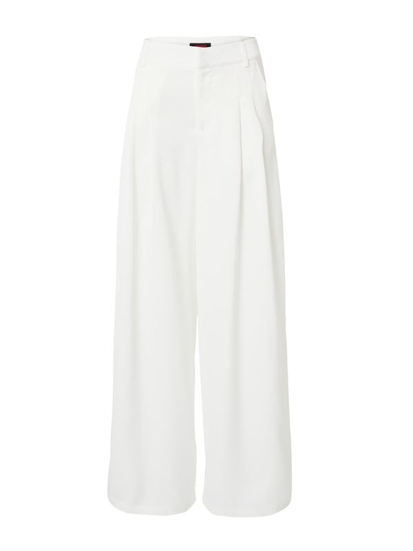 Misspap Misspap Панталон с ръб  яйчена черупка