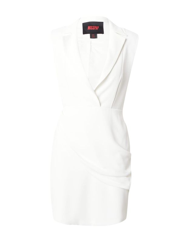 Misspap Misspap Рокля  бяло