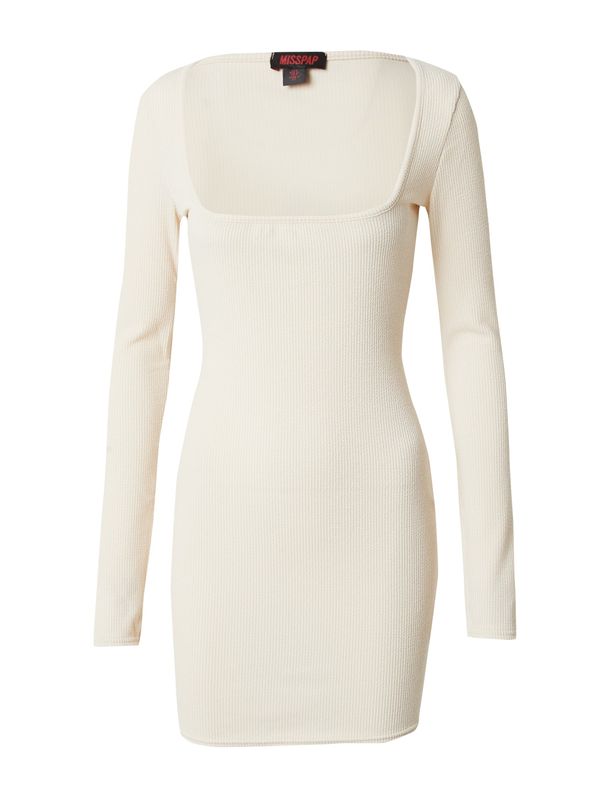 Misspap Misspap Рокля  кремаво