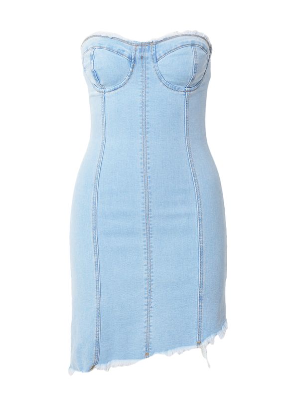 Misspap Misspap Рокля  светлосиньо