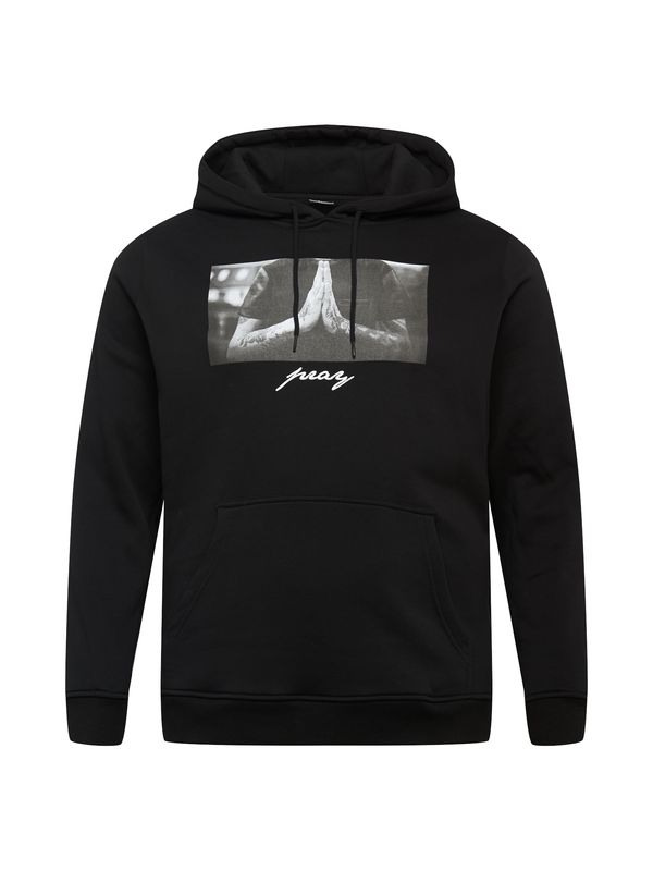 Mister Tee Mister Tee Суичър 'Pray'  сиво / черно