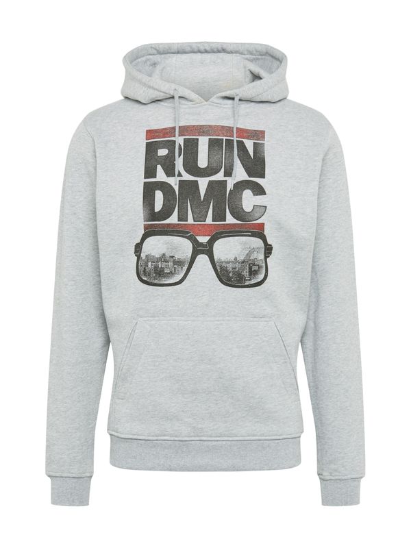 Mister Tee Mister Tee Суичър 'Run DMC City Glasses'  сив меланж / червено / черно