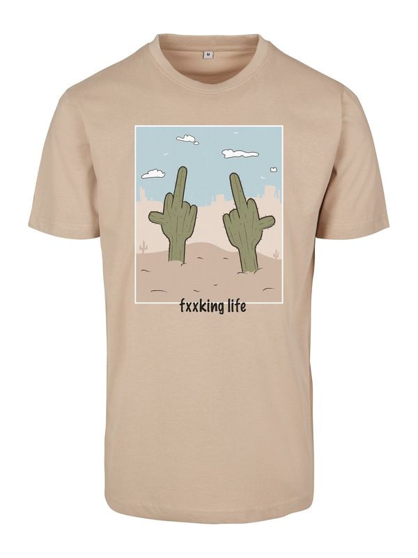 Mister Tee Mister Tee Тениска  цвят "пясък" / опушено синьо / зелено / пъстро