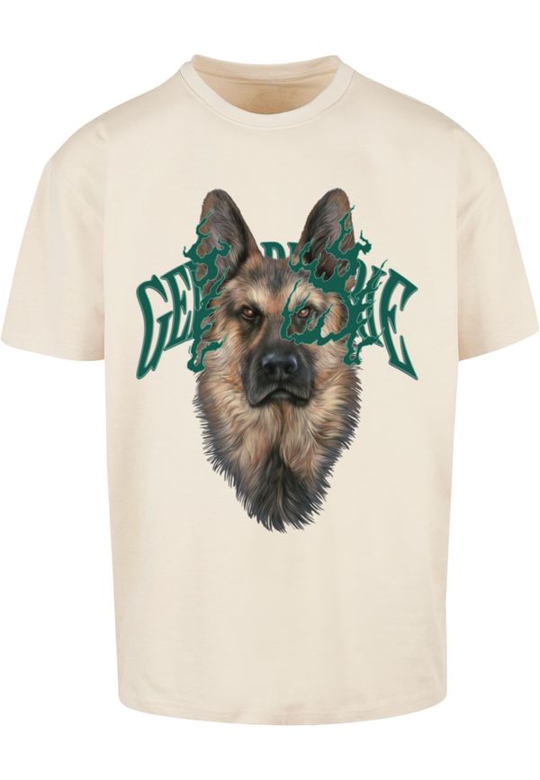 Mister Tee Mister Tee Тениска 'Gendarmerie'  бежово / цвят "пясък" / смарагдово зелено / бяло