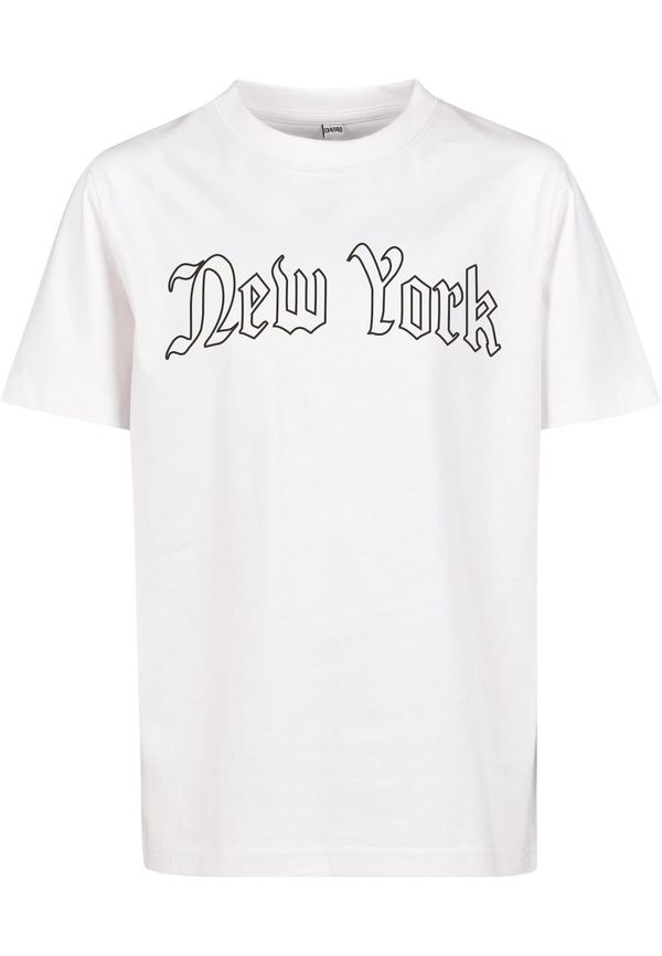 Mister Tee Mister Tee Тениска 'New York'  черно / бяло