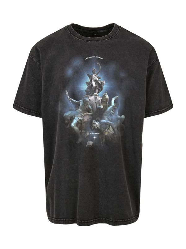 Mister Tee Mister Tee Тениска  опушено синьо / черно / бяло