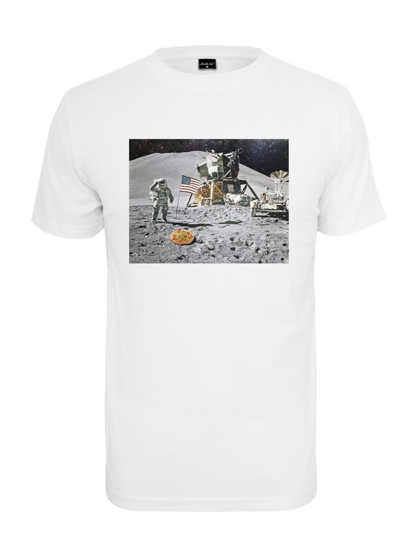 Mister Tee Mister Tee Тениска 'Pizza Moon'  жълто / сиво / черно / бяло