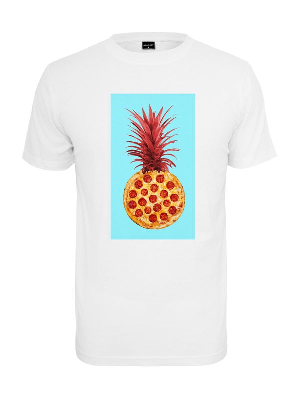 Mister Tee Mister Tee Тениска 'Pizza Pineapple'  тюркоазен / тъмножълто / червено / бяло