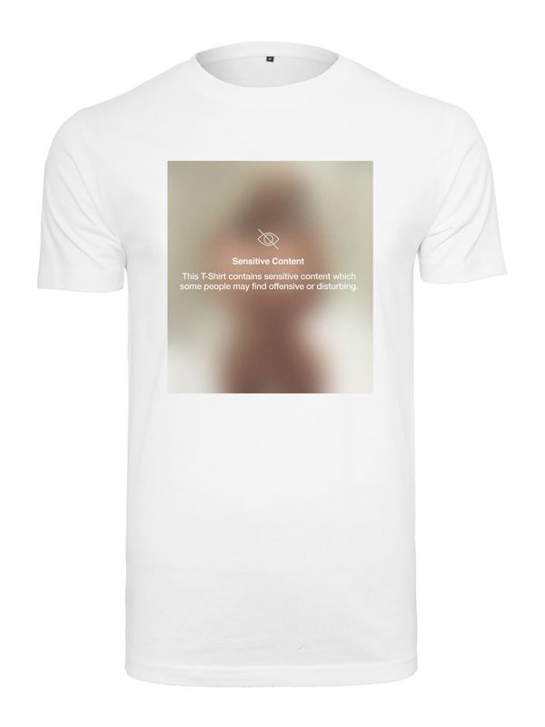 Mister Tee Mister Tee Тениска 'Sensitive Content'  пъстро / бяло