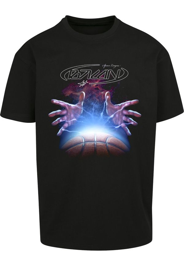 Mister Tee Mister Tee Тениска 'Space Ball'  светлосиньо / тъмнолилаво / черно / бяло