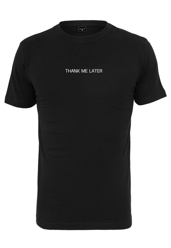 Mister Tee Mister Tee Тениска 'Thank Me Later'  черно / бяло