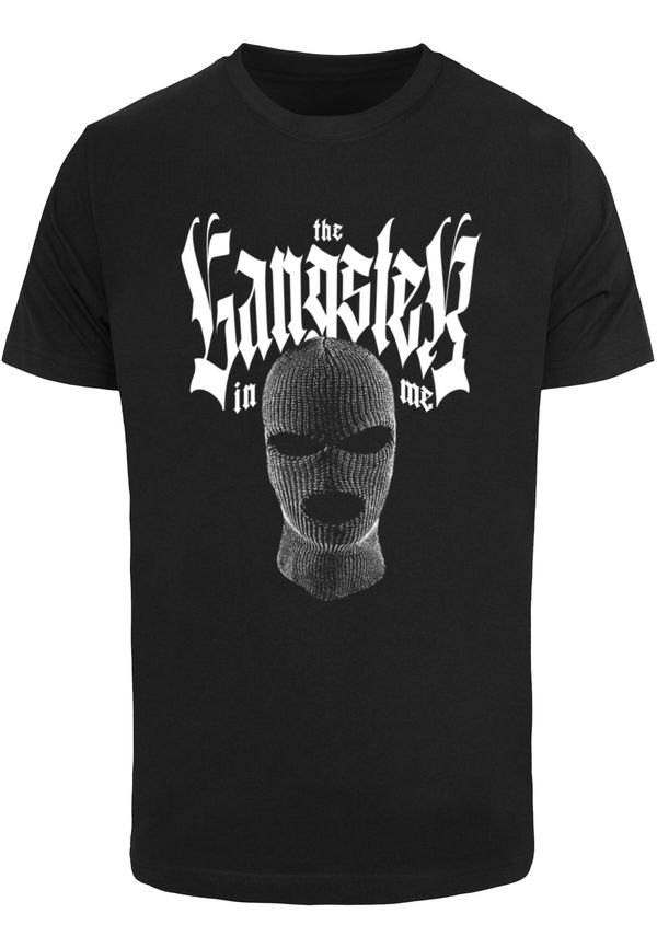 Mister Tee Mister Tee Тениска 'The Gangster In Me Tee'  черно / бяло