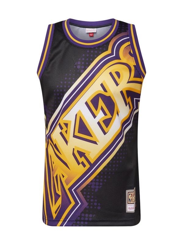 Mitchell & Ness Mitchell & Ness Тениска 'BIG FACE'  мед / светложълто / тъмнолилаво / черно