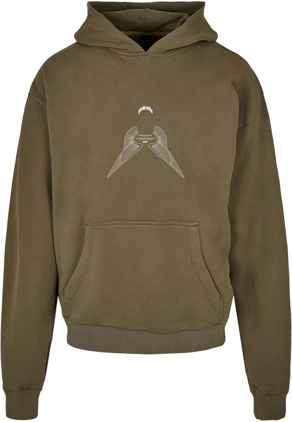 MJ Gonzales MJ Gonzales Суичър 'HIGHER THAN HEAVEN'  маслина / бяло