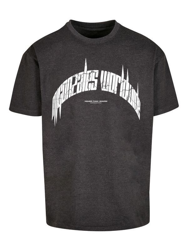 MJ Gonzales MJ Gonzales Тениска  антрацитно черно / бяло