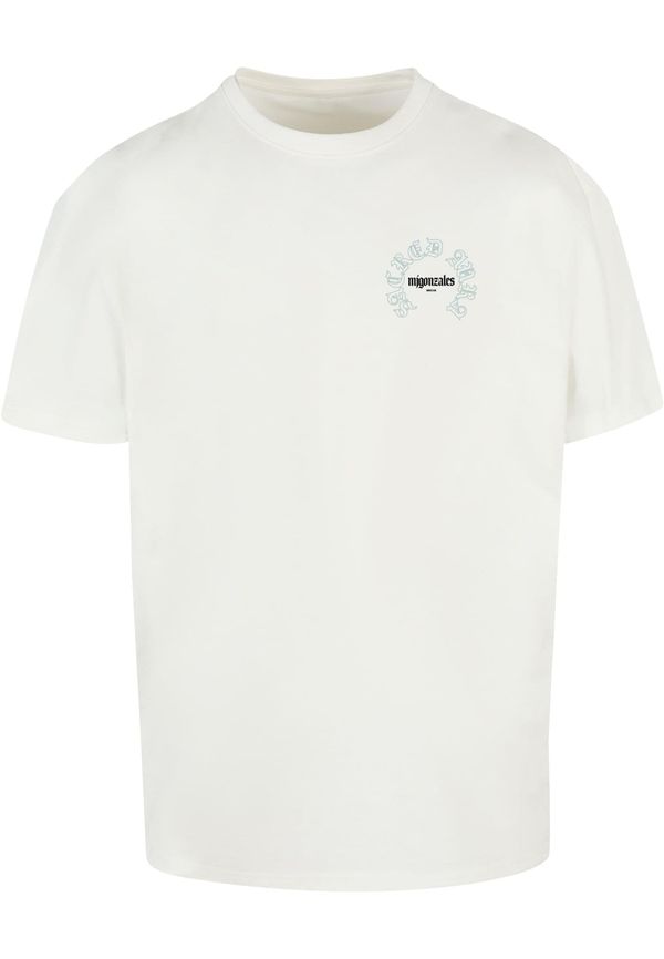 MJ Gonzales MJ Gonzales Тениска 'CROS x'  опушено синьо / червено / бяло