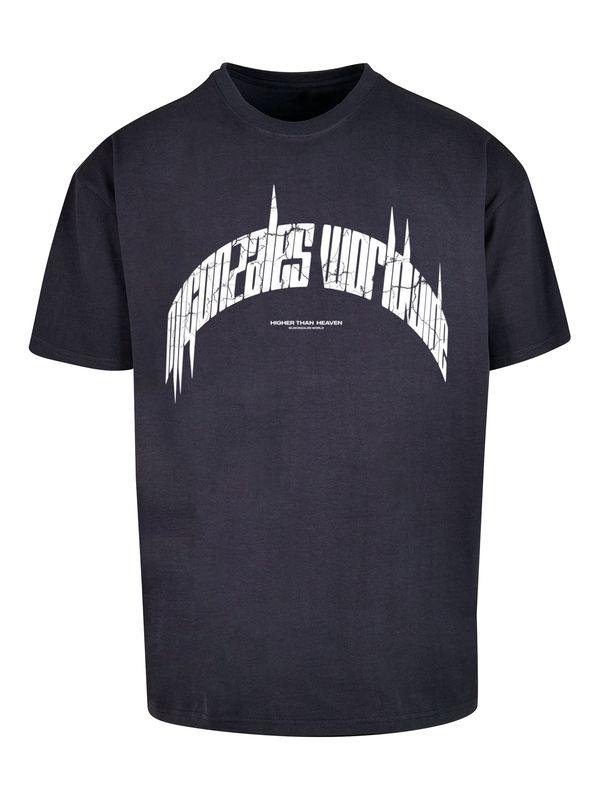 MJ Gonzales MJ Gonzales Тениска 'Higher than heaven v.3'  нейви синьо / бяло