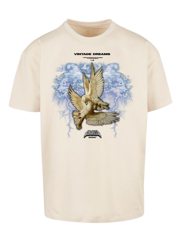 MJ Gonzales MJ Gonzales Тениска  пясъчен / цвят "пясък" / синьо / черно