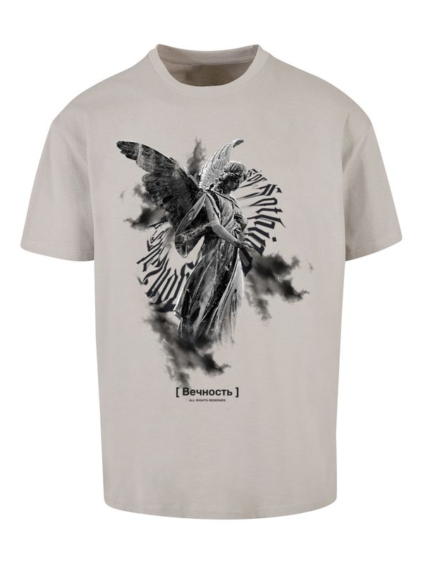 MJ Gonzales MJ Gonzales Тениска  сиво-бежово / черно