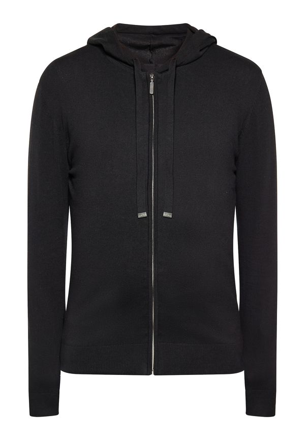 MO MO Плетена жилетка  черно