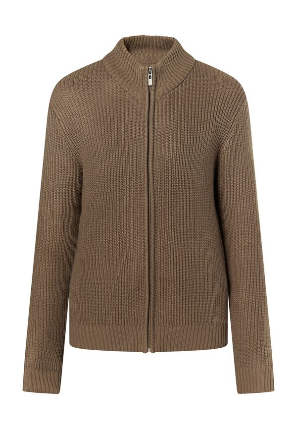 MO MO Плетена жилетка 'Mimo'  кафяво