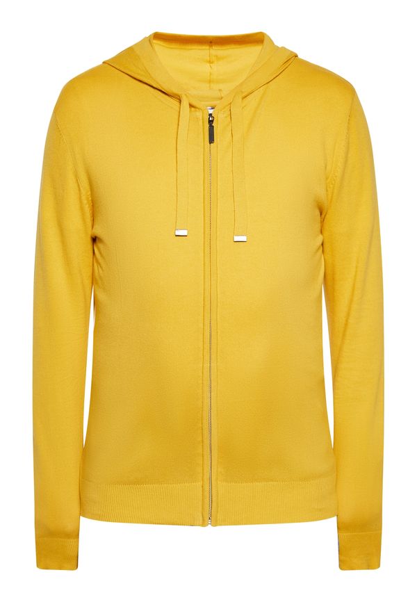 MO MO Плетена жилетка  жълто