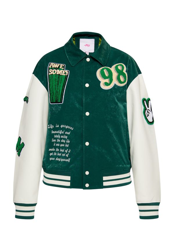 MO MO Преходно яке  зелено / бяло