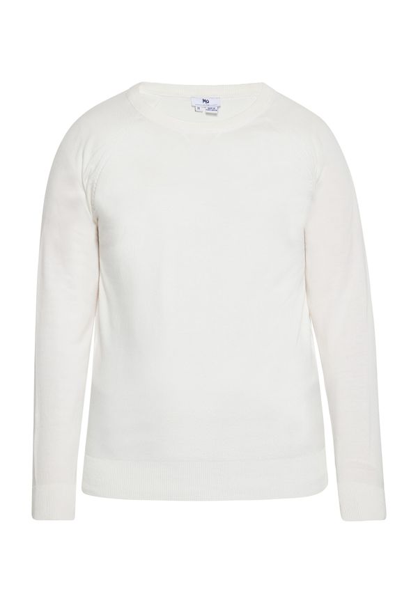 MO MO Пуловер  бяло