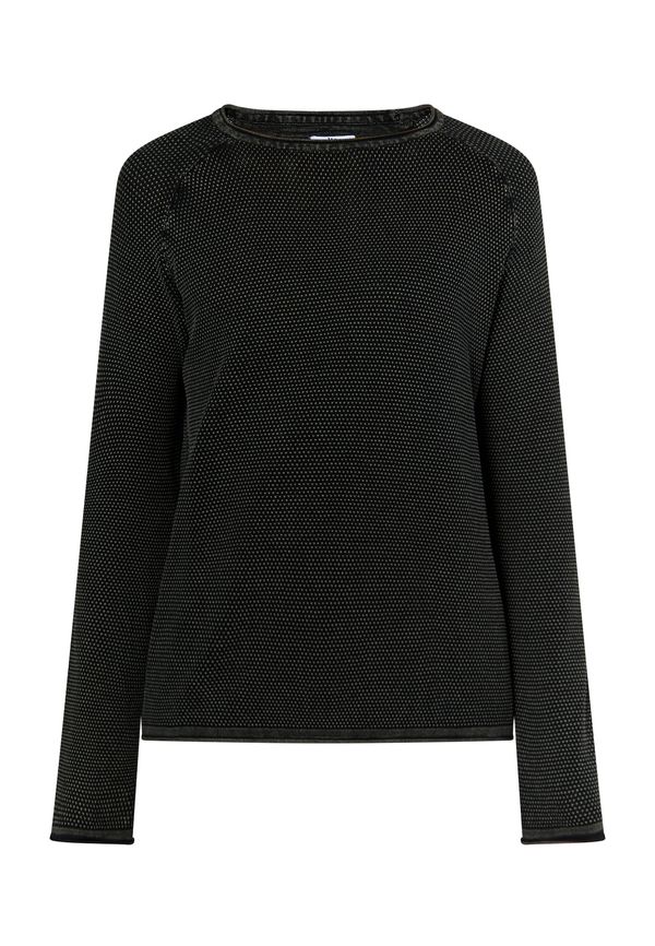 MO MO Пуловер 'Mimo'  бежово / черно