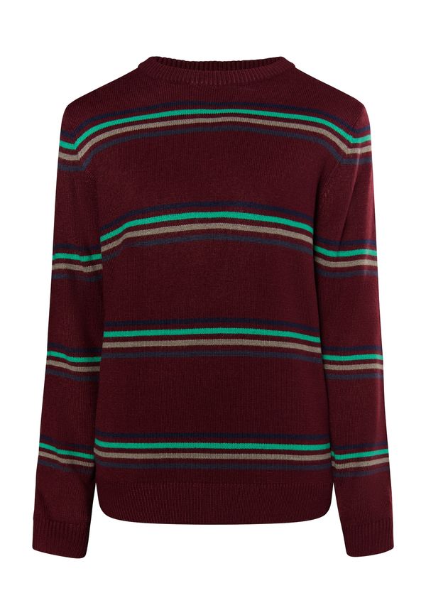 MO MO Пуловер 'Rovic'  пясъчен / морскосиньо / тревнозелено / бордо