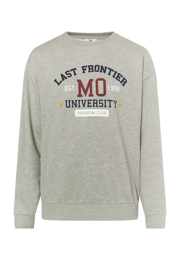 MO MO Суичър 'Icelos'  нейви синьо / сив меланж / винено червено / бяло