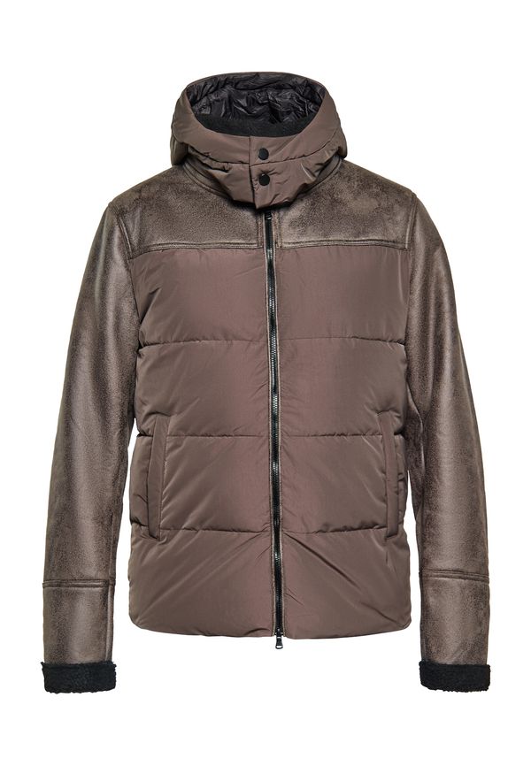 MO MO Зимно яке  шоколад / бронз
